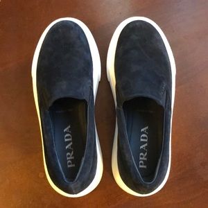 NWT Prada Suede Loafers